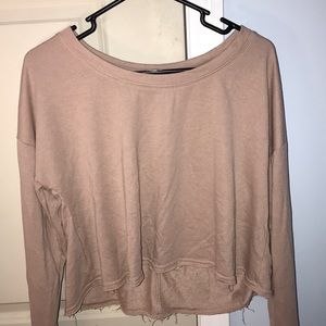 light pink long sleeve